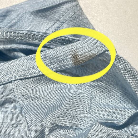 Curvy Couture Sleep Shirt Women Plus Size 1X Blue Be A Mermaid Make Waves STAIN - Picture 3 of 7